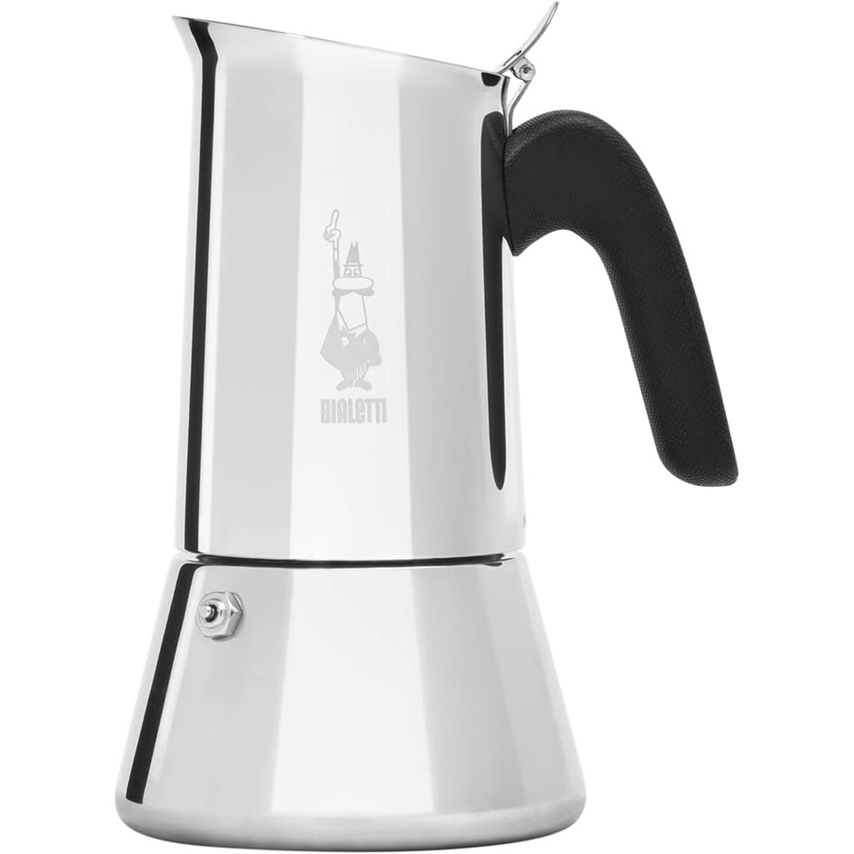 BIALETTI Venus 4 Cup Espresso Coffee Maker, Silver, 0007254/CN. NB: Minor u
