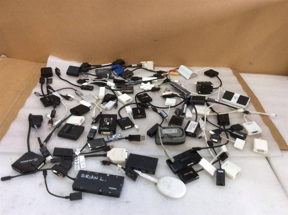 Mixed Video & USB Adapters and Converters Lot