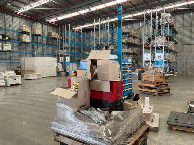 Pallet of Tools and Tool Chests