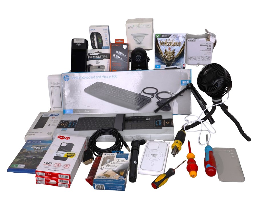 20 x Assorted Electronics and Accessories, INCL: SAMSUNG, SANDISK, NOKIA, E