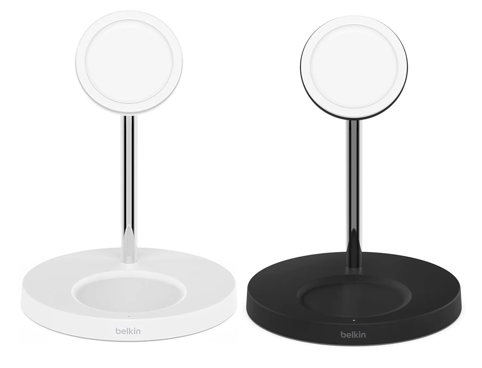 2 x Assorted BELKIN MagSafe 2-in-1 Wireless Charging Stand - Fast Wireless