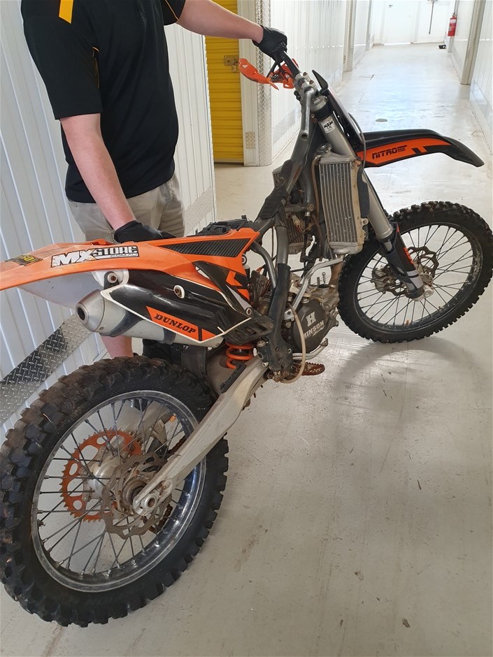 Overdue Storage: 2013 KTM 250SX Motorcycle