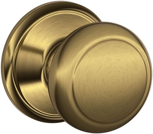 SCHLAGE Andover Keyed Entry Knob, F10 and 609 16-080 10-027.