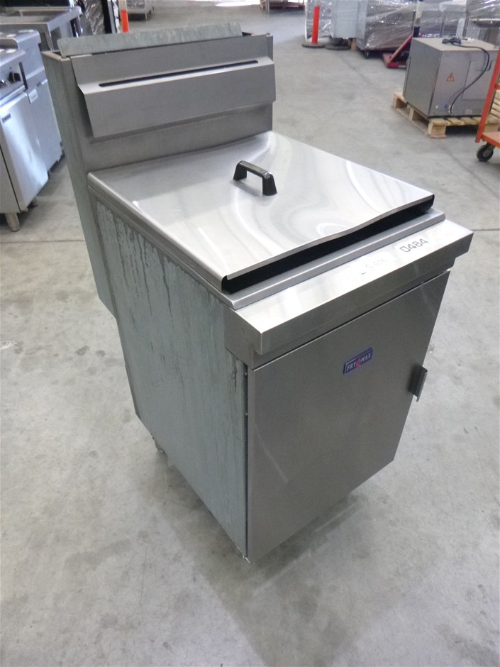 FryMax Stainless Steel Freestanding Gas Single Pan Deep Fryer
