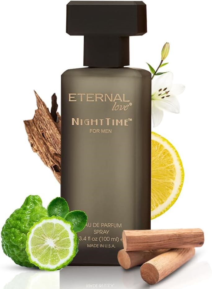 ETERNAL LOVE Night Time Eau de Parfum Spray for Men, 100ml. Buyers Note -