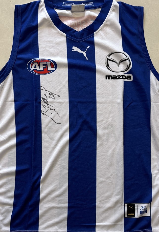 BRENT HARVEY SIGNED NORTH MELBOURNE GUERNSEY