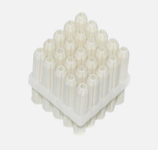 2 Packs Of 1000 POWER 35mm PVC Framed Wall Plugs, White.