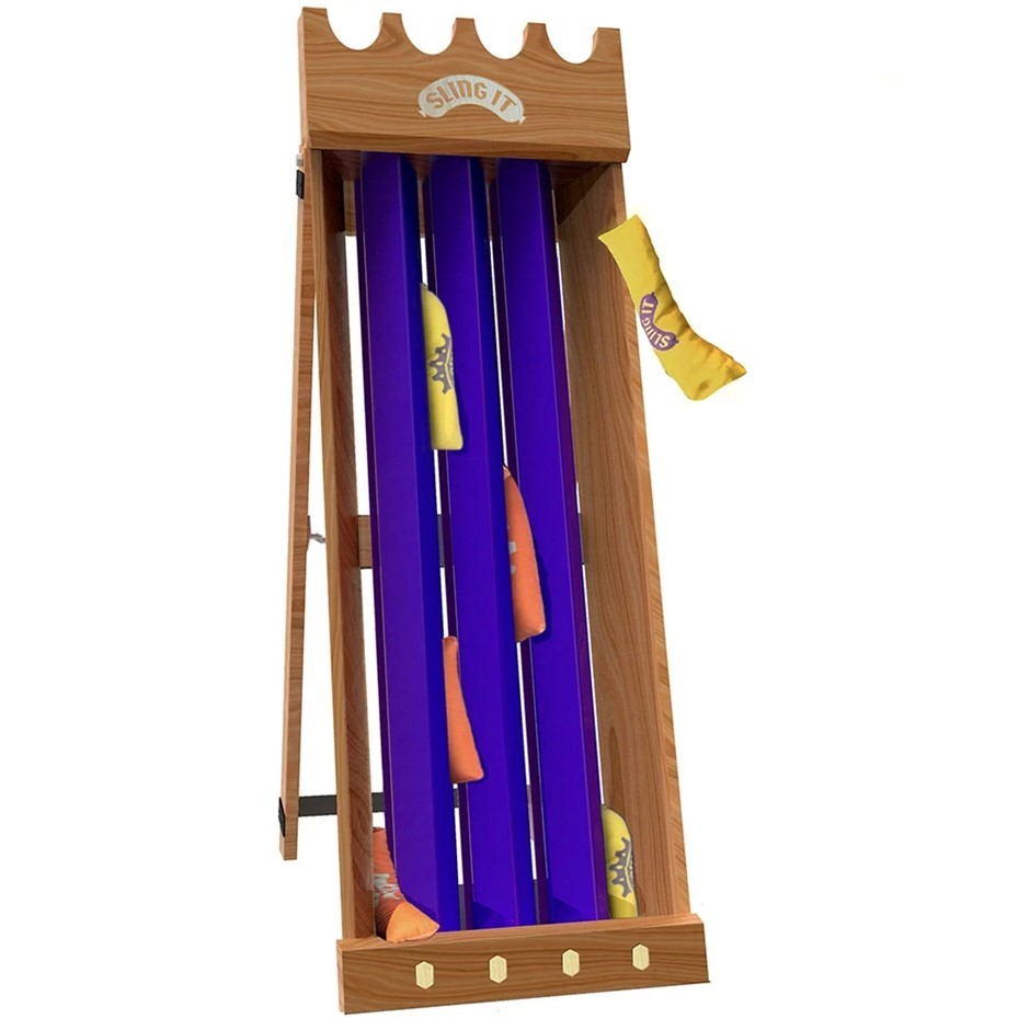 SLING IT Minstrel Medieval Sausage Slinging Game. NB: Used, not in original