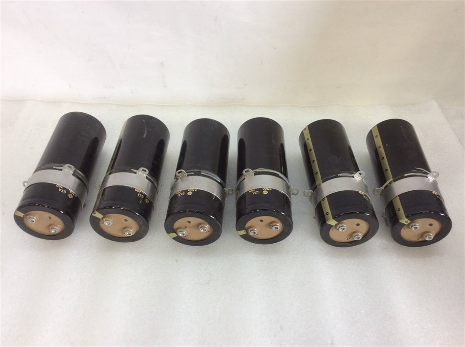 GXA 9300µF 400VDC Electrolytic Capacitor (Lot of 6)
