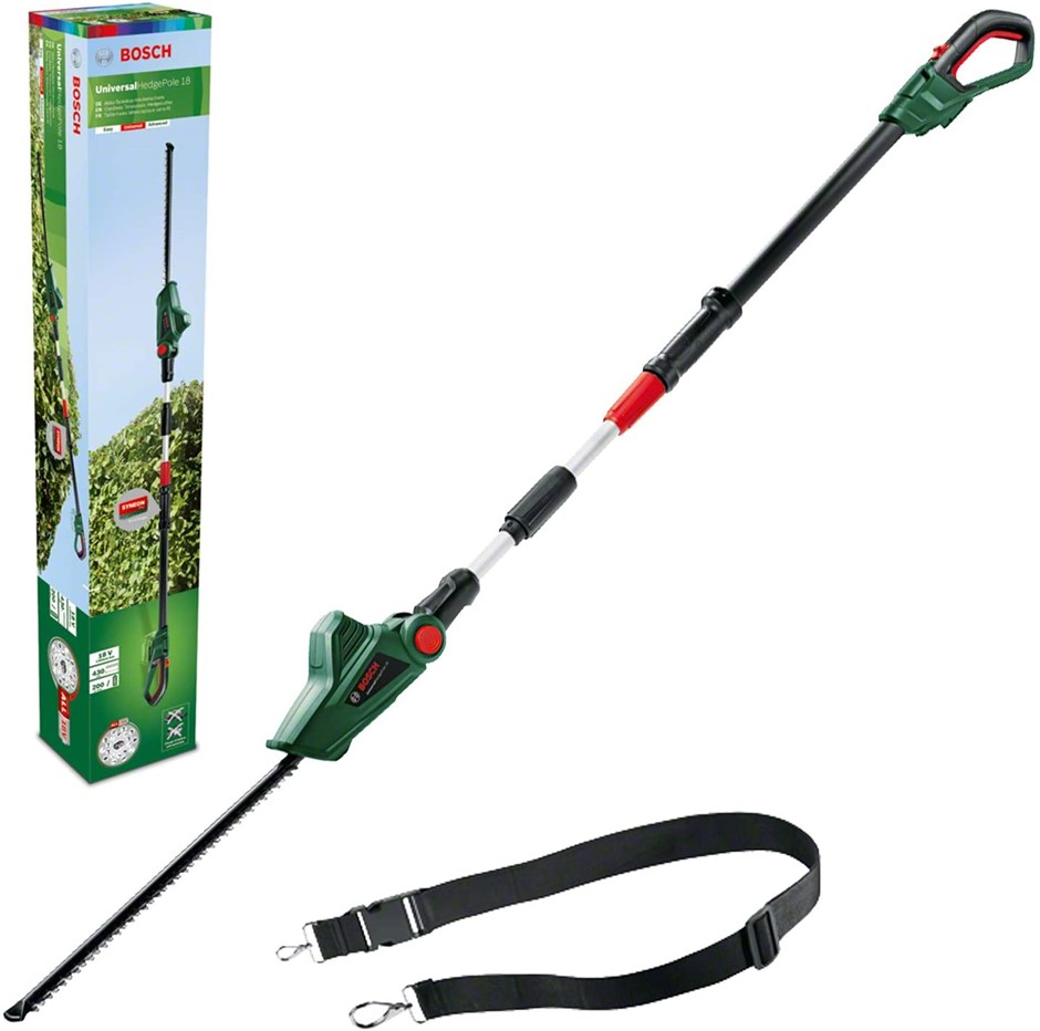 BOSCH 18V Cordless Telescopic Hedge Cutter. Skin Only. Model 06008B3001. NB