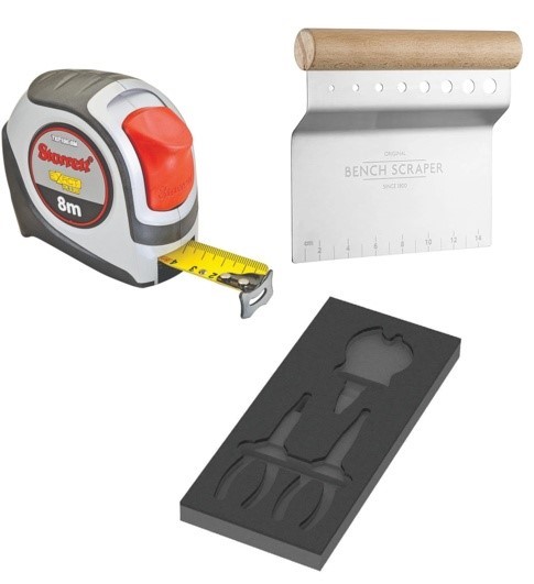 BUNDLE of 3 items: WERA 9881 Foam Insert (for KNIPEX Pliers Set 2) + STARRE