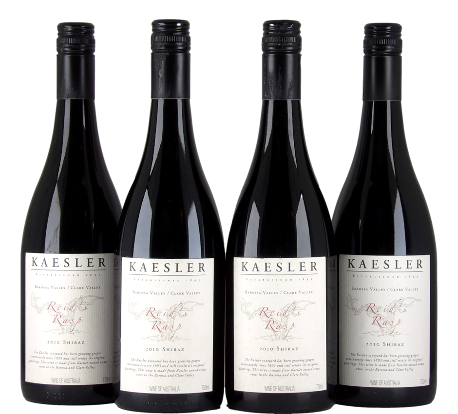 Kaesler Reids Rasp Shiraz 2010 (4x 750mL), Barossa Valley.