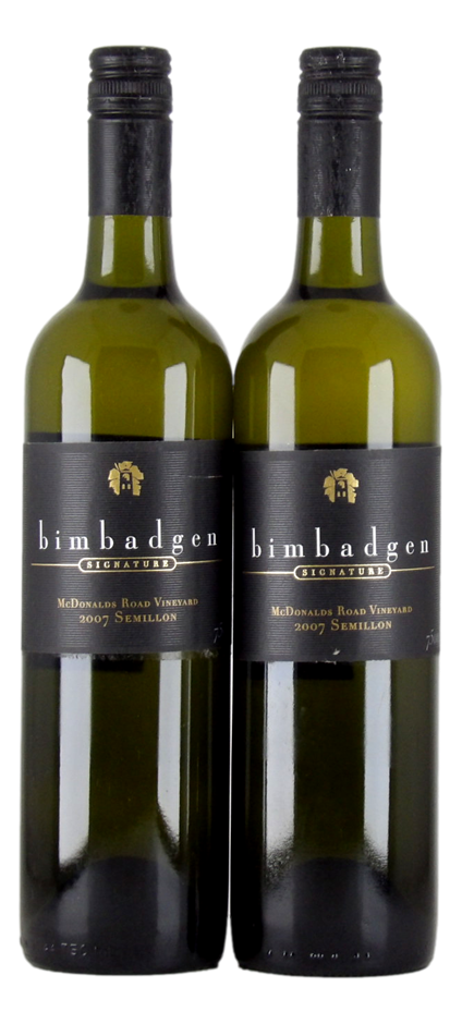 Bimbadgen Signature McDonalds Road Vineyard Semillon 2007 (2x 750mL) Hunt V