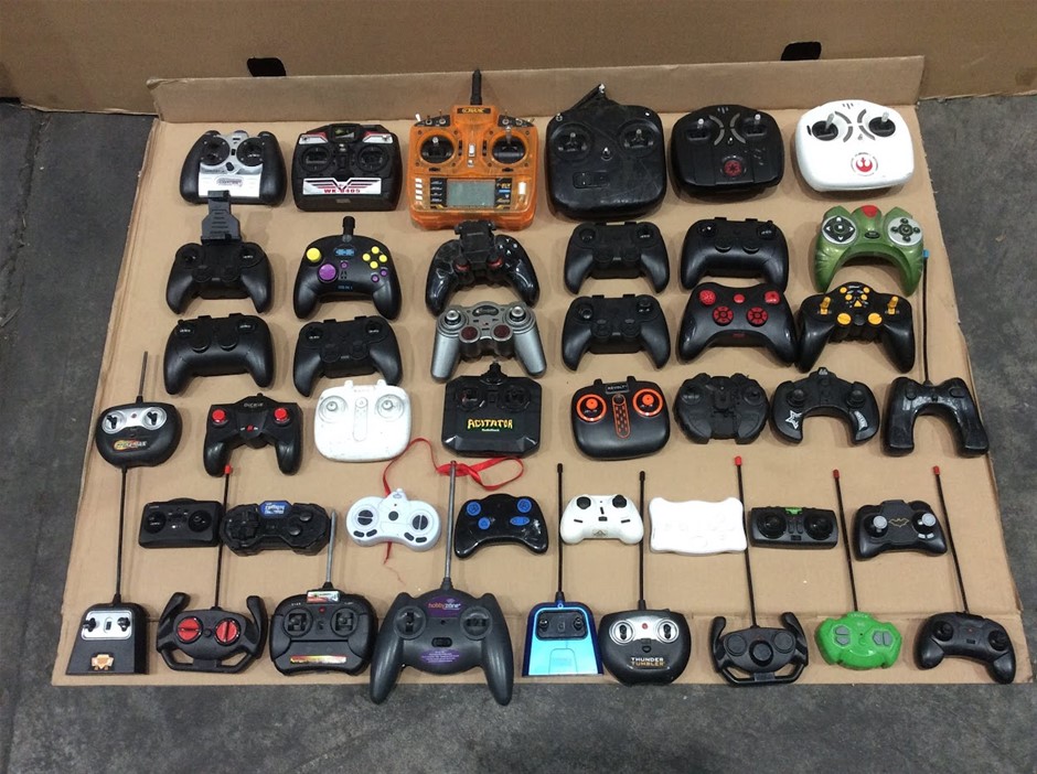 Mixed RC Remote Controllers (Lot of 43)