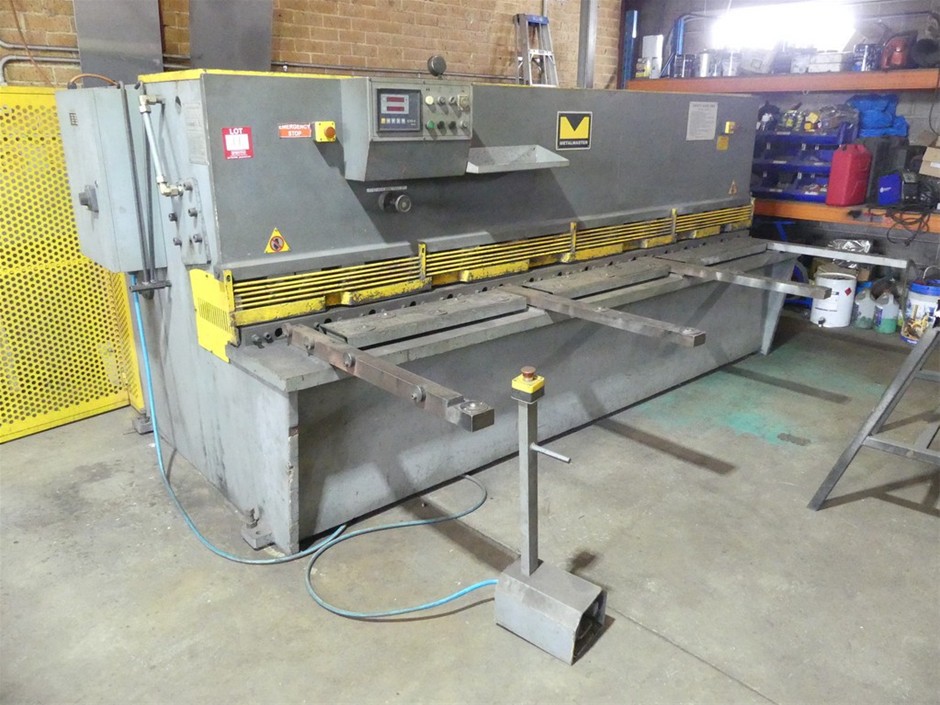 2006 Metal Master QC12Y-6 X 3200 Hydraulic Swing Beam Shears Auction ...