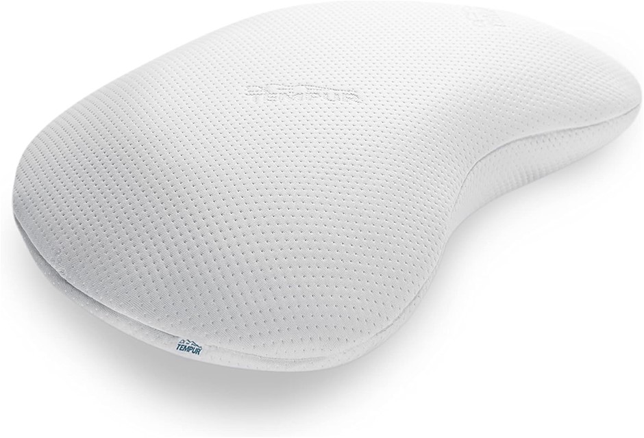 TEMPUR Sonata Pillow S, Microfibre, White, Small. NB: Damaged outer packagi