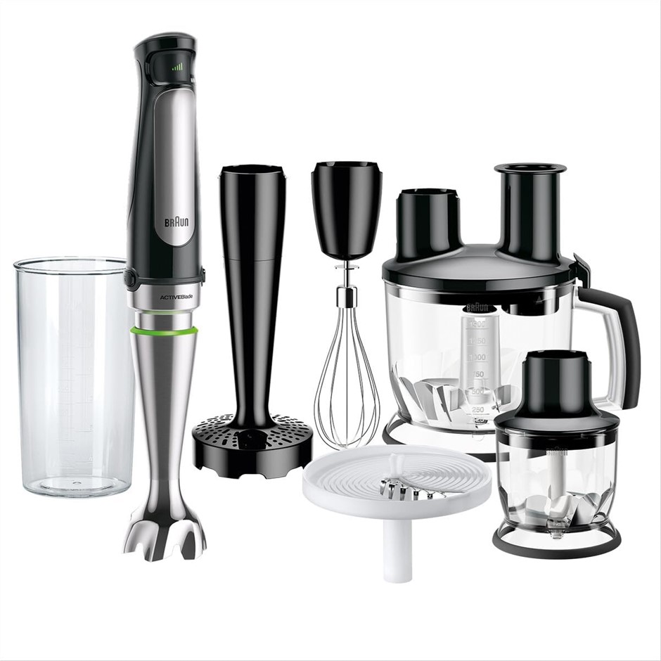 BRAUN MultiQuick 7 Hand Blender MQ7087X , Black, Hand Blender, Food Process
