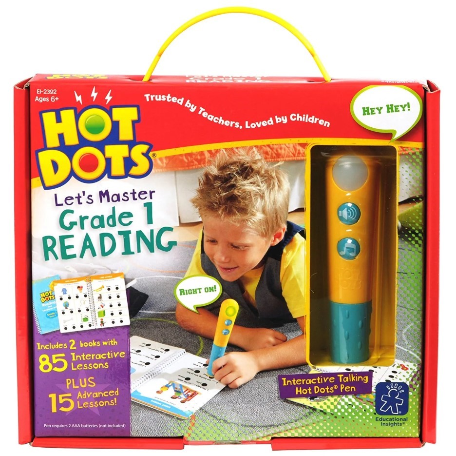 EDUCATIONAL INSIGHTS Hot Dots Let's Master Grade 1 Reading For Children 6Yr