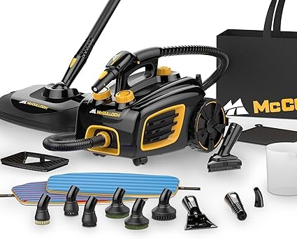 MCCULLOCH Steam Australia MC1375 Canister Steam Cleaner.