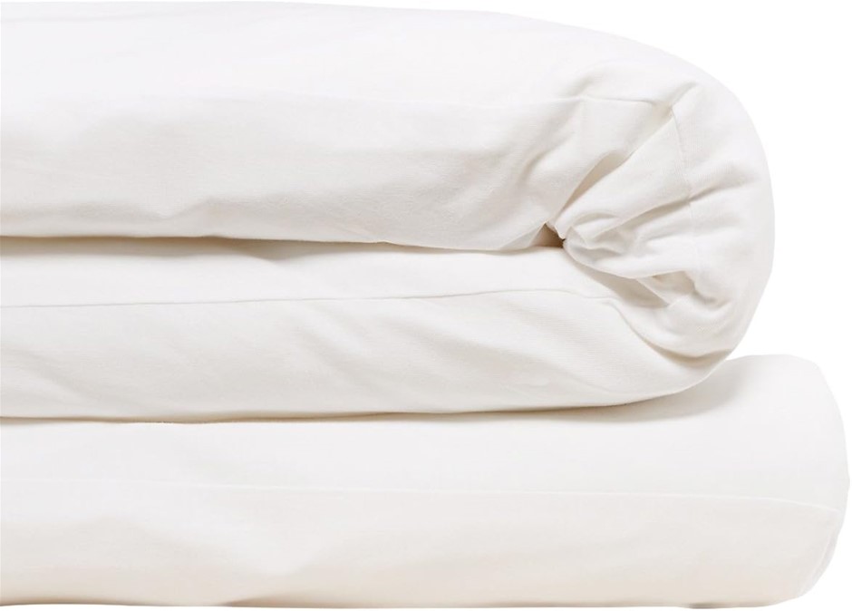 CALVIN KLEIN Modern Cotton Body Solid 1 Piece Duvet Cover, Twin Size, Cotto