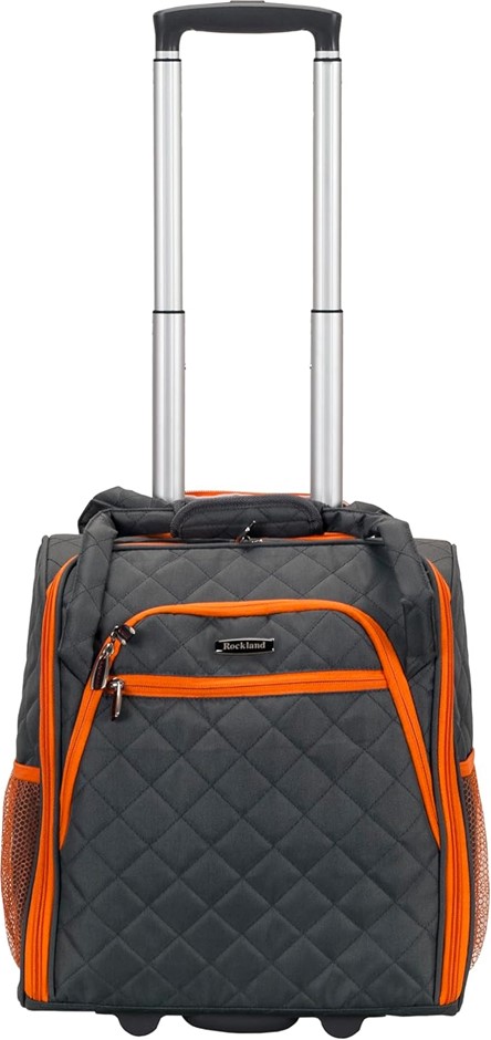 ROCKLAND Melrose Upright Wheeled Underseater Carry-on Luggage, 22.9 x 35.6