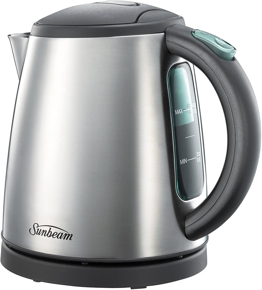 SUNBEAM KE7110 Belle-Aqua Stainless Steel Kettle, Capacity: 1L. NB: Minor U