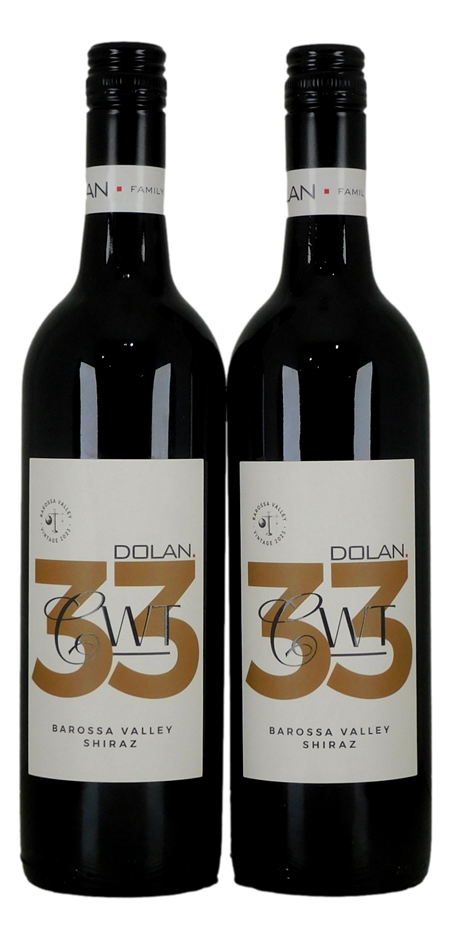 Dolan Family Wines 33 CWT Shiraz 2023 (2x 750mL), SA.
