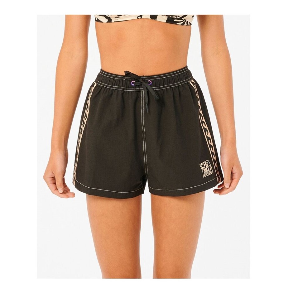 RIP CURL Women’s New Wave 5" Boardshorts, Size 2XS, Black. RRP: $60. Buyer