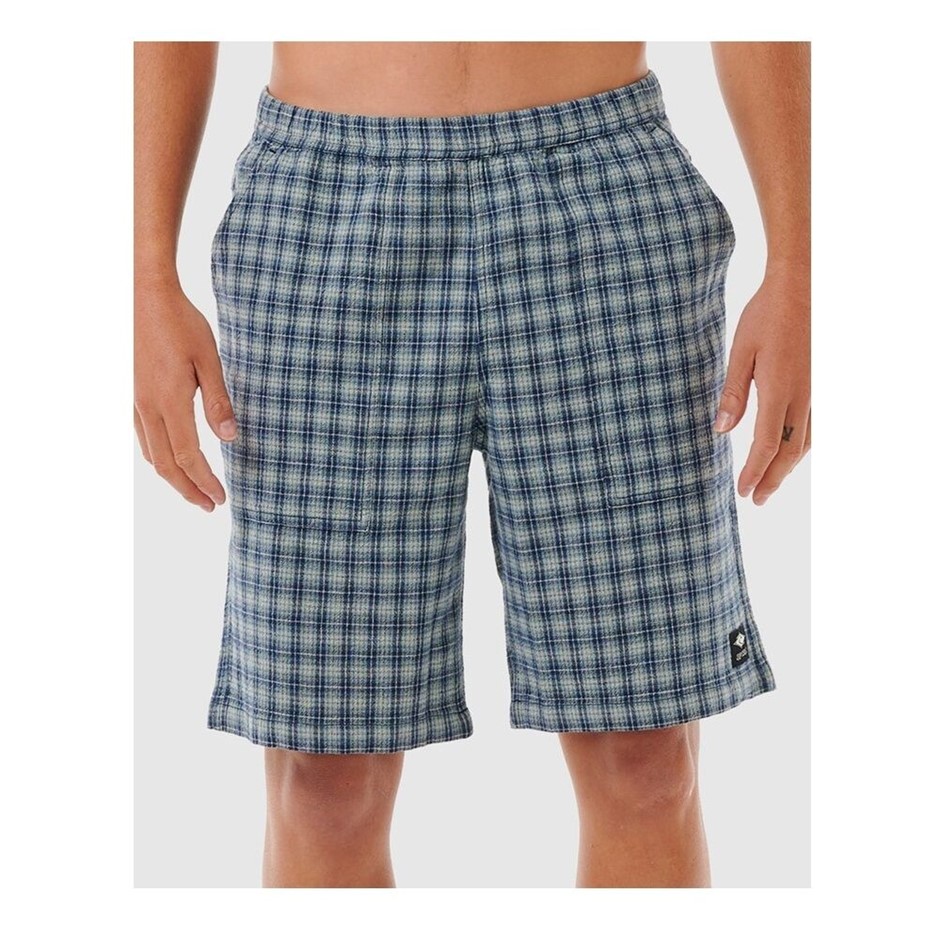 RIP CURL Men's Classic Surf Check Walk Shorts, Size L, Washed Navy. RRP: $7