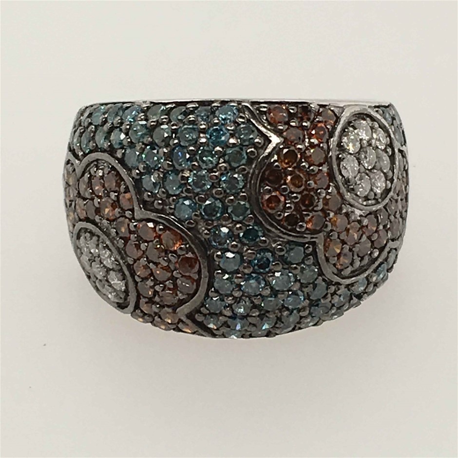 14ct White Gold, 1.47ct Diamond Ring