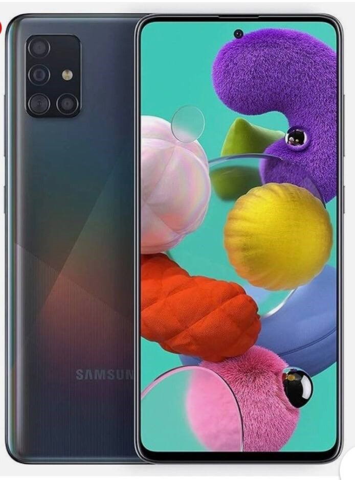 Samsung A51 Unlock New Case and Screen Protector Minor Use .
