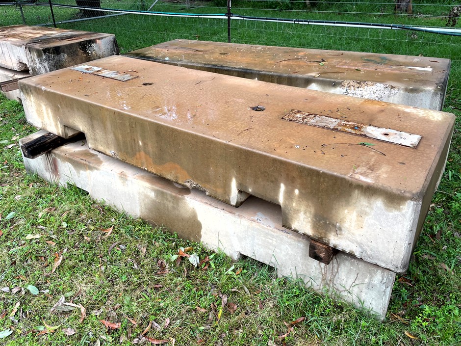 Precast Concrete Footings x2