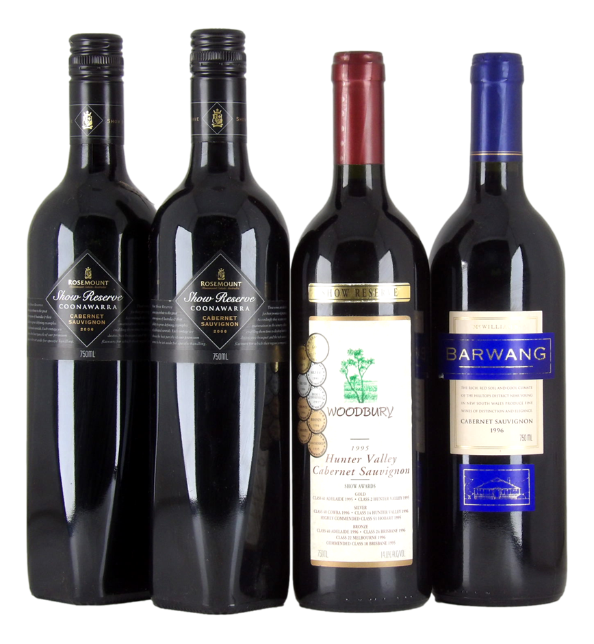 Mixed Cabernet Sauvignon Pack (4x 750mL) Aus