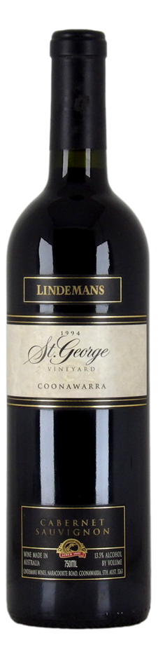 Lindemans St George Vineyard Cabernet Sauvignon 1994 (1x 750mL) Coonawarra