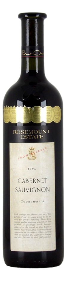 Rosemount Estate Show Reserve Cabernet Sauvignon 1996 (1x 750mL) Cooawarra