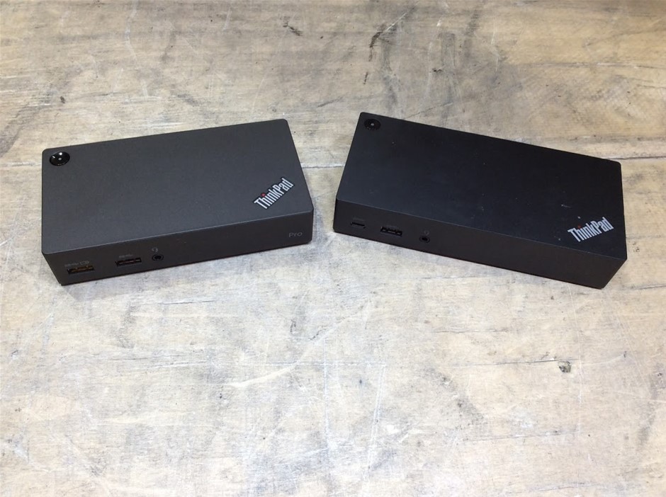 Lenovo ThinkPad DK1522 USB-C Dock + Lenovo ThinkPad DK1633 USB 3.0 Pro Dock