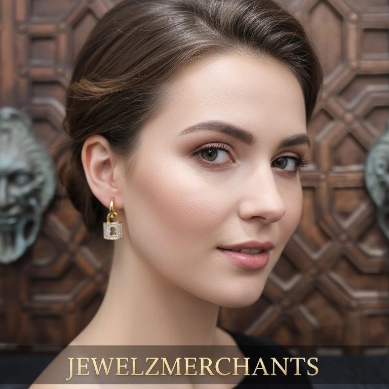 22K/Italy Gold Filled Earring -(stamped 22K/Italy)-Warranty Quality