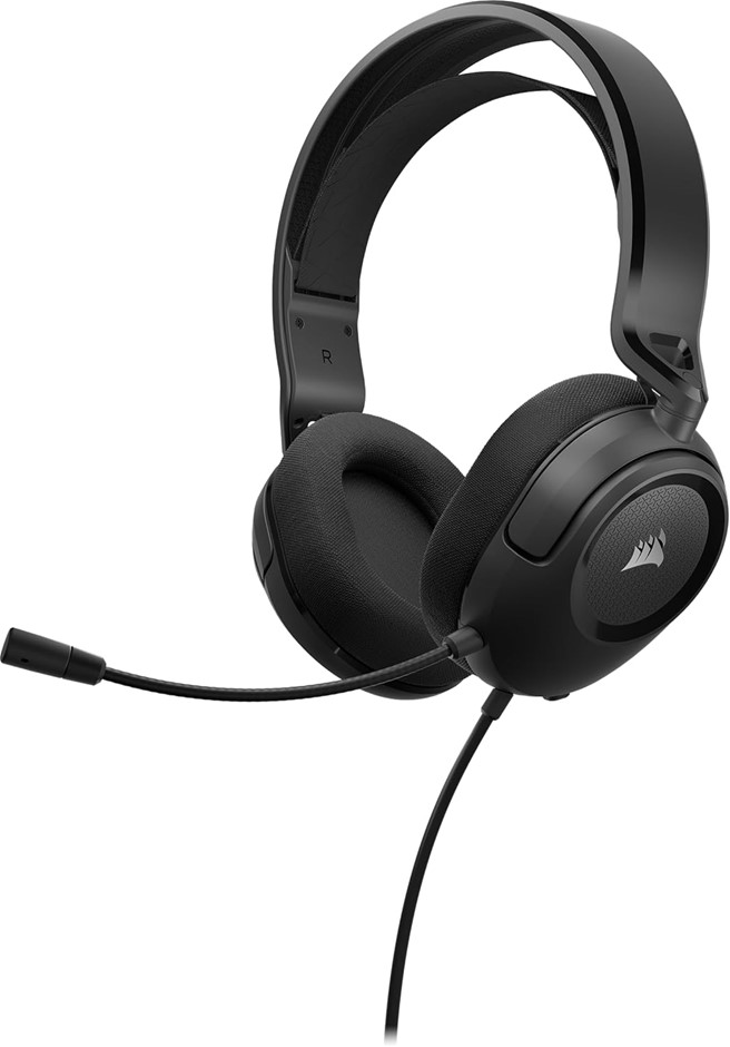 2 x CORSAIR HS35 v2 Multiplatform Wired Gaming Headset - Flexible Omni-Dire