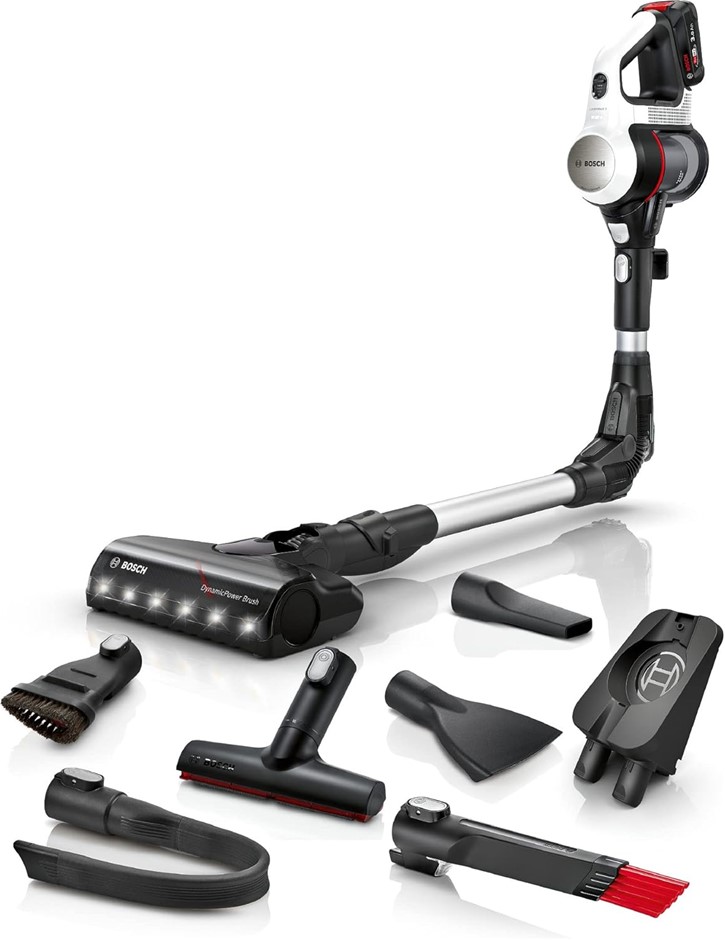 BOSCH Unlimited 7 Cordless Vacuum Cleaner, BCS711WAU, White.