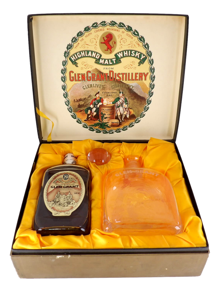 Glen Grant Highland Malt Whiskey 20Yr (1x 750mL), Scotland.