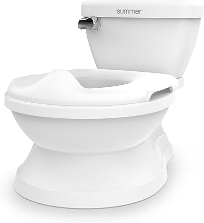 SUMMER INFANT BY INGENUITY My Size Potty Pro in White. NB: Damaged box, no