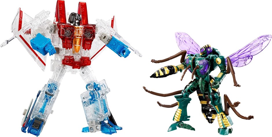 TRANSFORMERS BWVS-08 Ghost Starscream vs. Haunted Waspinator 2-Pack.
