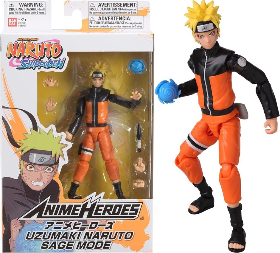 UZUMAKI Naruto Sage Mode (5th Wave), 16cm Action Figure by Anime Heroes