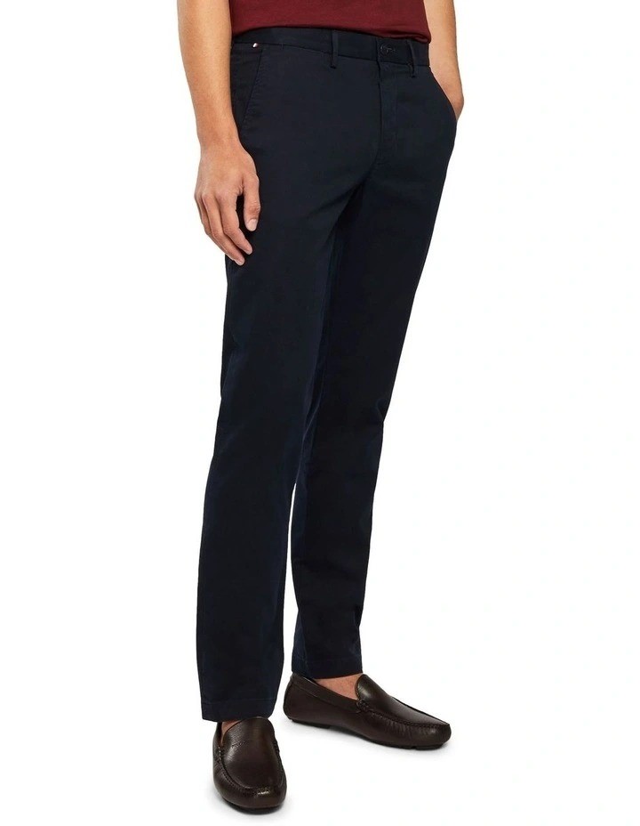 TOMMY HILFIGER Men's Flex Straight Chino Pant, Size 36x30, Cotton, Desert S