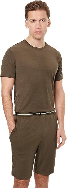 CALVIN KLEIN Men's Tee & Short Set, Size L, Aspen (0SS), NB1234. RRP: $50.