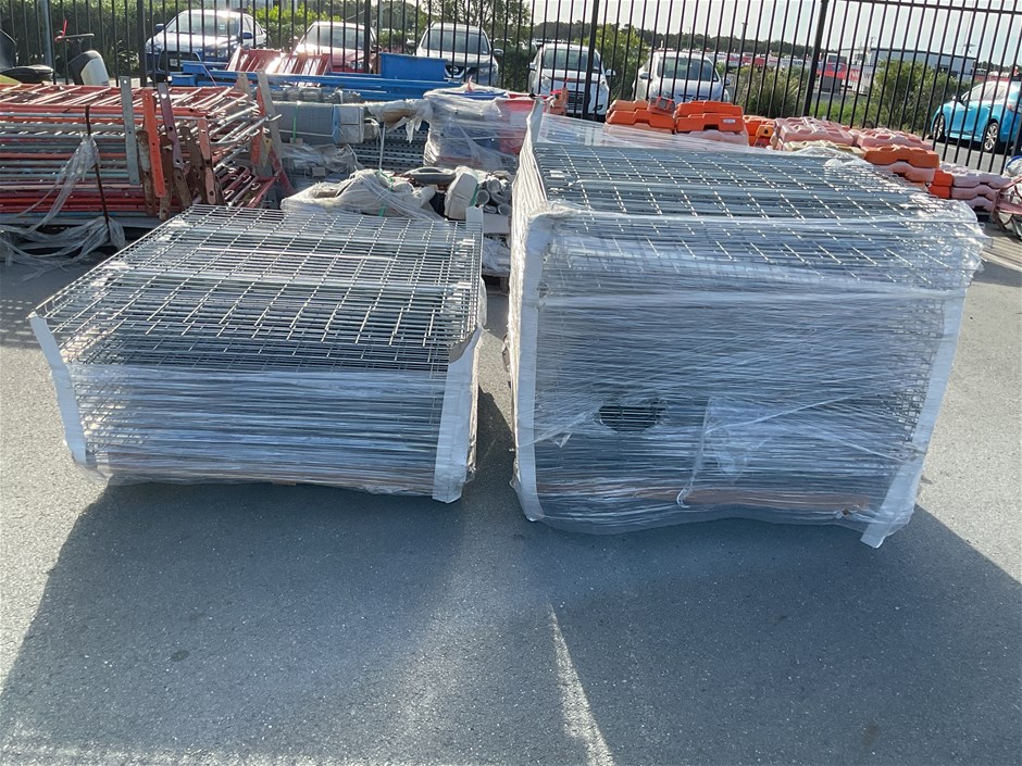 Galvanised Steel Welded Wire Mesh Decking x 2 Pallets