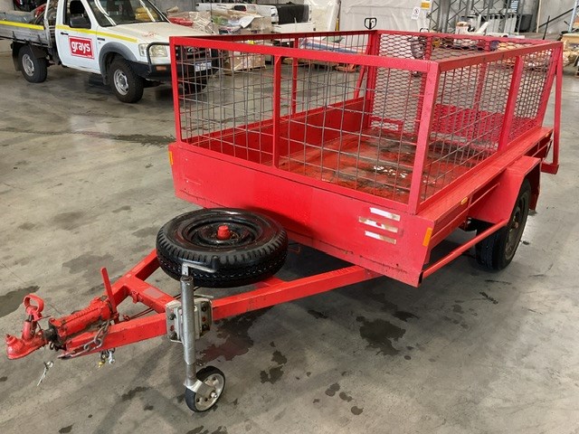 <p>2009 U-Tow 8 x 5 Box Top Single Box Trailer</p>