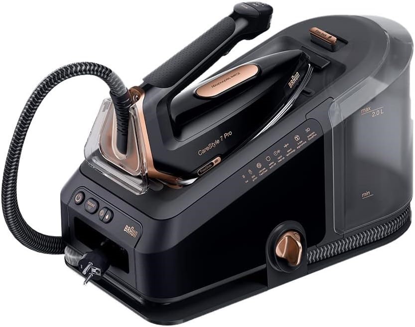 BRAUN CARESTYLE 7 Pro IS7285BK, Steam Generator Iron with FreeGlide 3D Tech