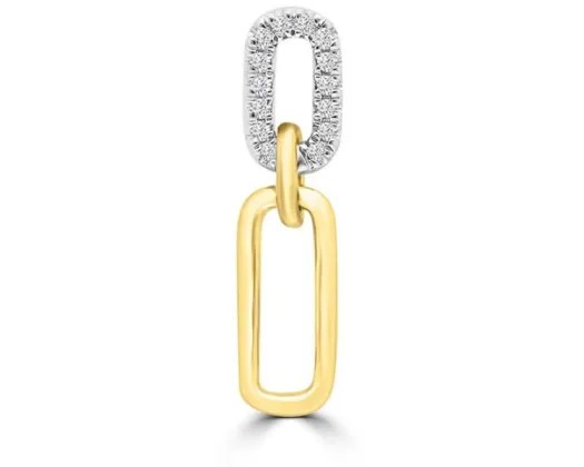 <B>9K Yellow Gold 0.05Ct Hi I1 Diamond Pendant</B><P>