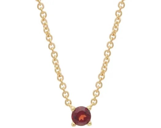 <B>9K Yellow Gold Single Braceletk Onyx Clover Necklace 45Cm</B><P>